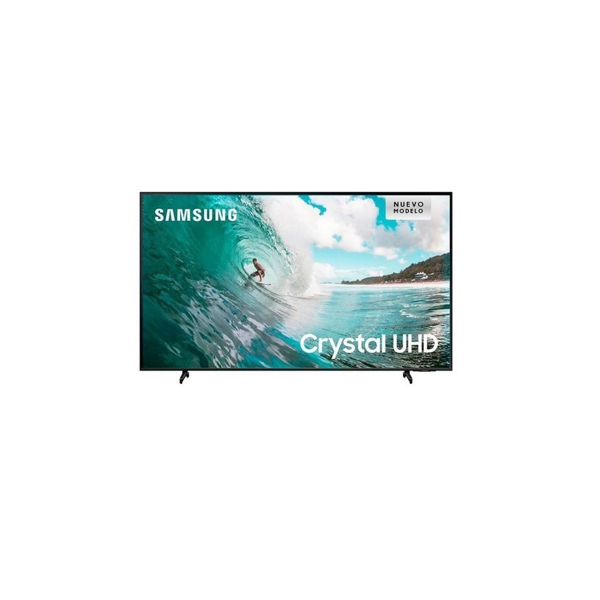 Televisor Samsung FLAT LED Smart TV 75 pulgadas Crystal UHD 4K  /3,840 x 2,160 / DVB-T2 /LAN/ Bluetooth/ AirPlay 2 / Bixby desde el control /modo ambiente/ Modo Juego/ HDMI x 3/ USB x2 /abre y edita archivos de Office/ control de voz/Garantía 1 año