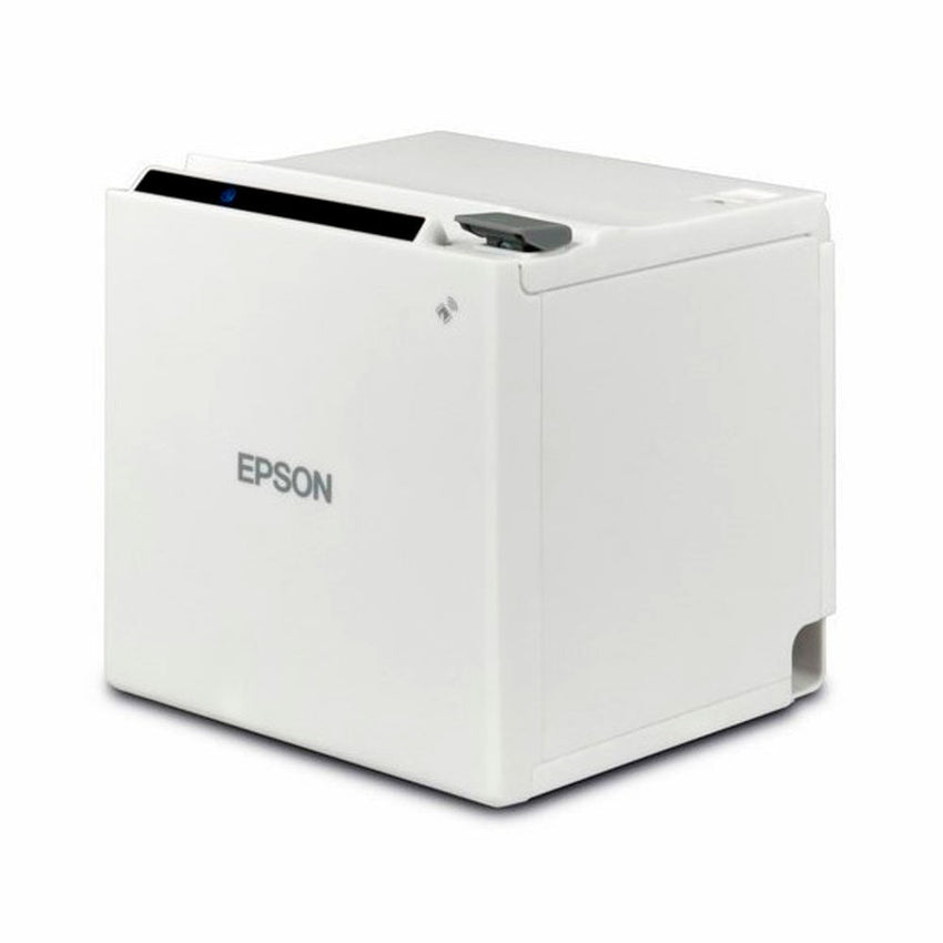 Impresora EPSON Térmica de Recibos mPOS. 80mm, Puerto USB, Ethernet, Incluye Fuente. Negra. TM-m30-022.