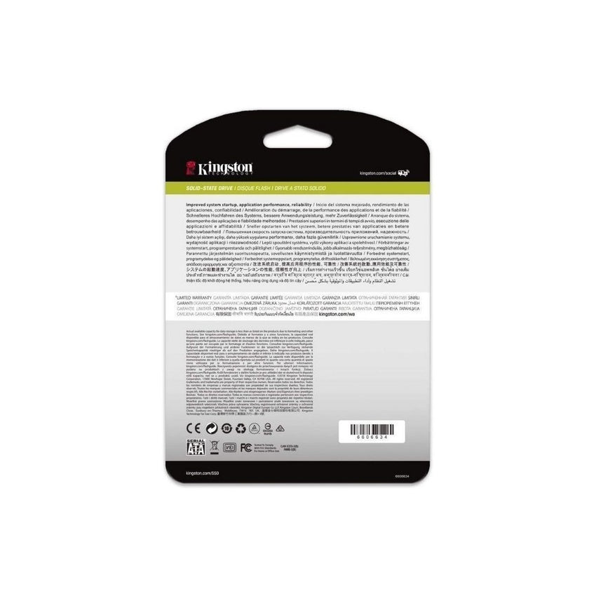 Unidad de Estado Sólido Kingston DC500R de 480GB