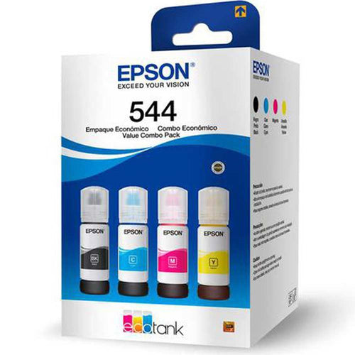 Botella Epson T544520-4P - Multipack Set 4 botellas negra, cyan, magenta y yellow IMPRESORA L3110/L3150- cyan Ink (7.500 paginas)