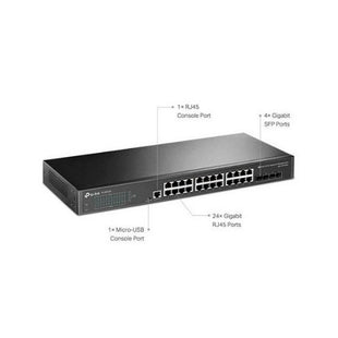 Switch TPLINK JetStream de 24 puertos Gigabit L2