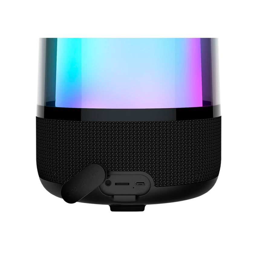 Parlante ORAIMO Soundflow Con Luces de Colores Led COLOR Negro