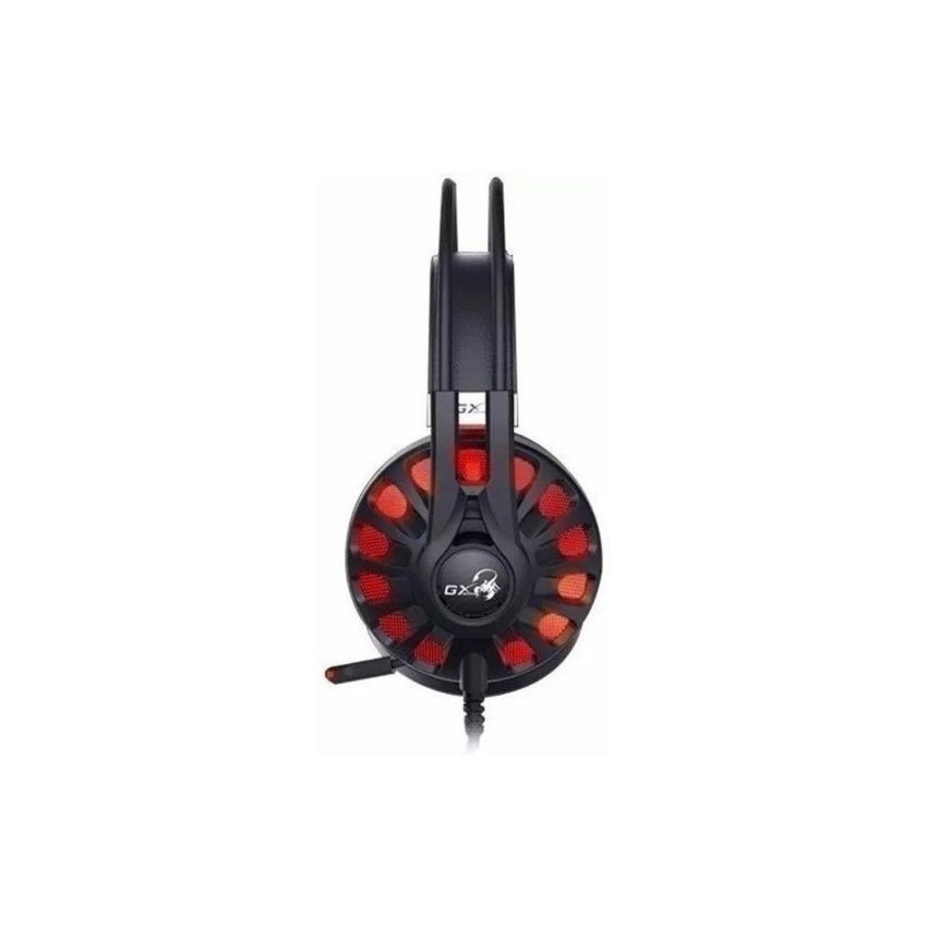 Audífono Diadema Gamer Genius HS-G680 USB Negro/Rojo