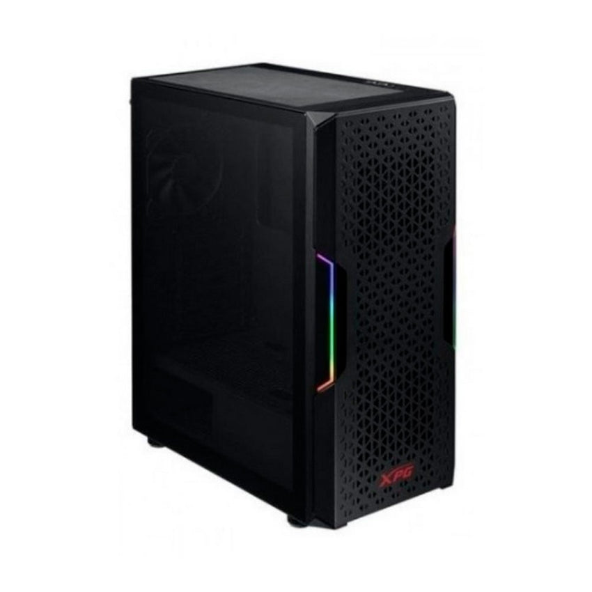 Chasis gamer XPG by ADATA STARKER Negro / ATX / Vidrio templado X1 / 1 Fan cooler ARGB + 1 Fan Cooler Standard + Fuente de poder XPG PROBE / 600 Watts / Certificada 80 Plus Bronze