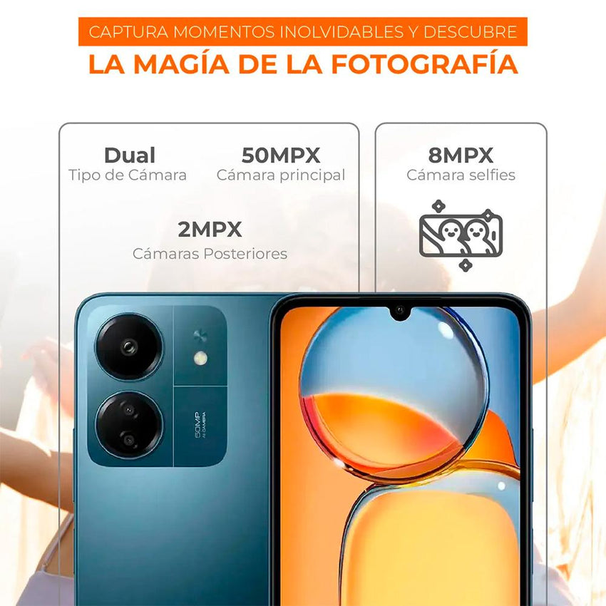 Celular Redmi 13C Navy Blue 4GB + 256GB