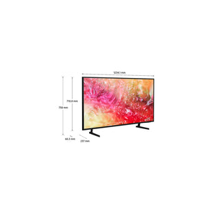 Televisor Samsung FLAT LED Smart TV 55 pulgadas Crystal UHD 4K  /3,840 x 2,160 /HDR / DVB-T2 /LAN /WIFI 5 / Bluetooth 5.2 / Google Meet / AirPlay 2 /modo ambiente/ Modo Juego/ HDMI x 3/ USB x1 /abre y edita archivos de Office/ Garantía 1 año, Ficha técnic