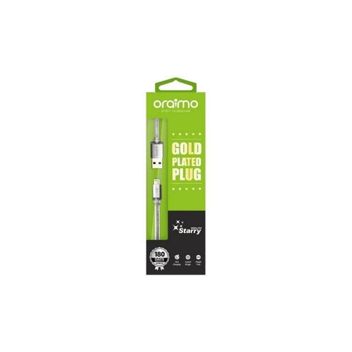 Cable Lightining Oraimo 1 Metro Plateado