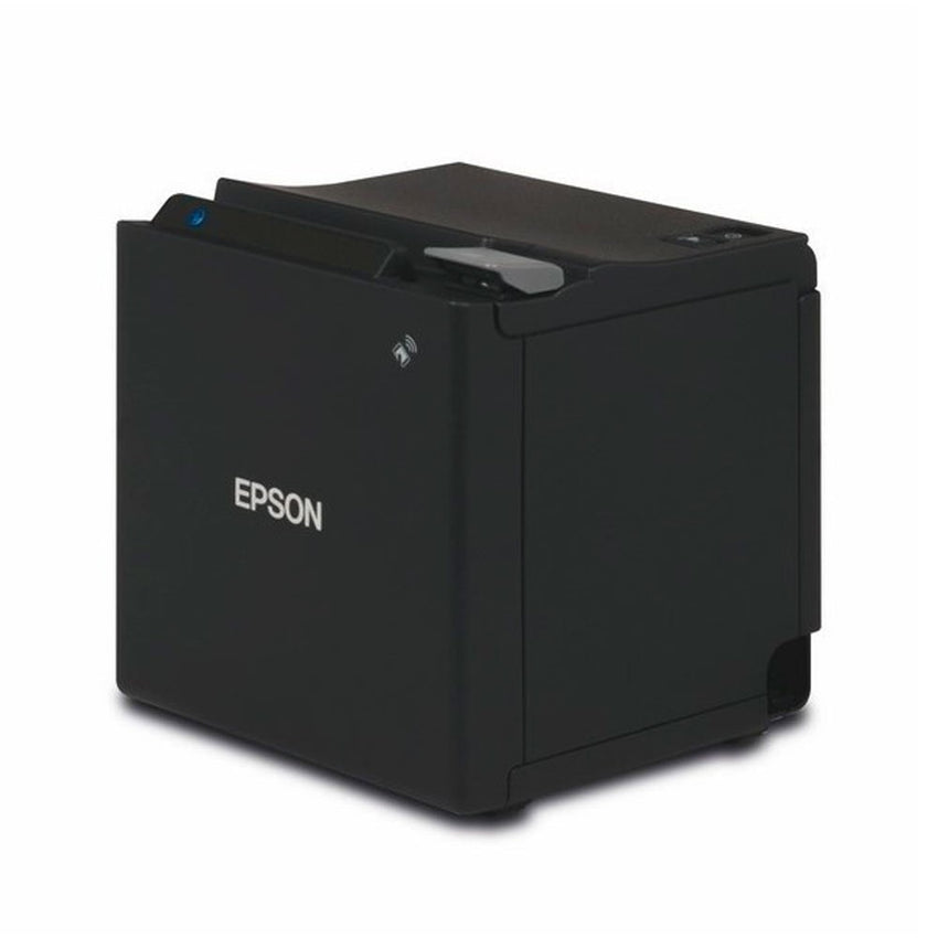 Impresora EPSON Térmica de Recibos mPOS. 80mm, Puerto USB, Ethernet, Incluye Fuente. Negra. TM-m30-022.