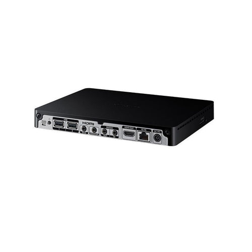 PLAYER SAMSUNG  SBB-SSN,Procesador: Cortex-A72 1.7GHz Quad Core CPU, GPU:2D & 3D Graphics Engine, Up to 3840x2160. 32bpp, Supports OpenGL ES,Almacenamiento: 8GB (3.75GB Occupied by O/S, 4.25GB Available,),Memoria: 2.5GB 96bit DDR3-933 (1866MHz),Conectivid
