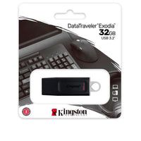 Memoria USB Kingston DataTraveler Exodia 32GB 3.2 Gen 1 Negro