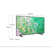 Televisor Samsung FLAT LED Smart TV 65 pulgadas Crystal UHD 4K  /3,840 x 2,160 / DVB-T2 / HDR /LAN/ WIFI 5/ Control remoto Solar / Soporte ajustable / Bluetooth 5.2 / Google Meet / Multi view/ AirPlay 2 / Bixby desde el control /modo ambiente/ Modo Juego/