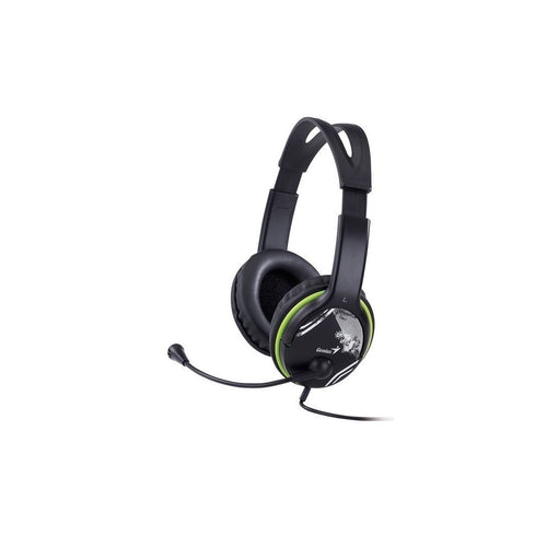 Audífono Diadema GENIUS HS-400A 2 plug 3.5mm Verde - Negro