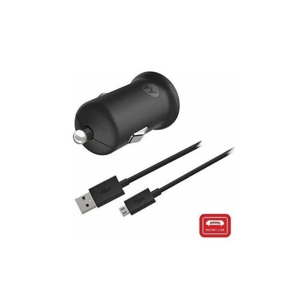Cargador de Carro Motorola TurboPower 18 QC 3.0 Car Charger w/ 1m micro-USB datacable