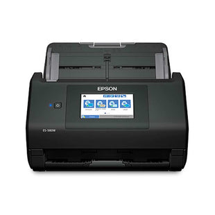 Escáner Epson ES-580W vertical en color dúplex de una sola pasada con alimentación de hojas/ Interface: USB 3.2 Wi-Fi® 802.11 a/b/g/n (5GHz)