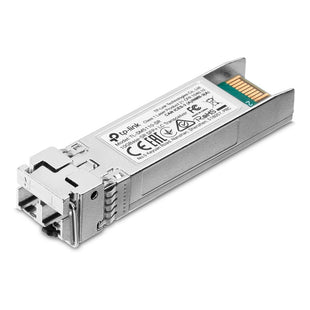 Transceiver tplink LC SFP+ 10Gbase-SR SPEC: multimodo de 850 nm, conector dúplex LC, hasta 300 m de distancia