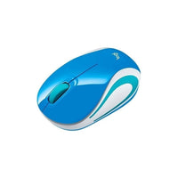 Mini Mouse LOGITECH M187 Inalámbrico Receptor Usb COLOR Azul
