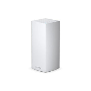 Router Mesh  Velop MX5300 paquete de 1 nodos TriBanda  AX5300 2,4 GHz y 5 GHz (2),1 Gigabit WAN,4 Gigabit LAN,USB 3.0,Procesador de núcleo Quad a 2,2 GHz,Control desde la aplicación,Memoria Flash: 512MB, RAM: 1GB