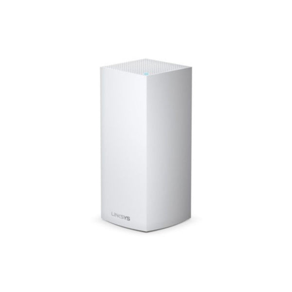 Router Mesh  Velop MX5300 paquete de 1 nodos TriBanda  AX5300 2,4 GHz y 5 GHz (2),1 Gigabit WAN,4 Gigabit LAN,USB 3.0,Procesador de núcleo Quad a 2,2 GHz,Control desde la aplicación,Memoria Flash: 512MB, RAM: 1GB