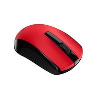Mouse Genius Recargable ECO-8100 Inalámbrico Rojo