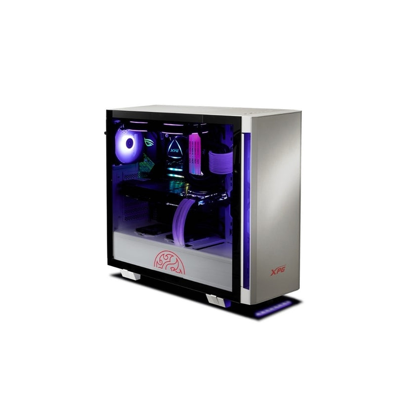 Chasis gamer XPG by ADATA INVADER Blanco / Vidrio templado X1 / 2 Fan cooler