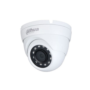 Camara Dahua Domo, 4MP, Lente fijo 2,8mm, 4en1 (CVI/TVI/AHD/CVBS), Metal, DWDR, Smart IR30m, IP67, 12VDC.