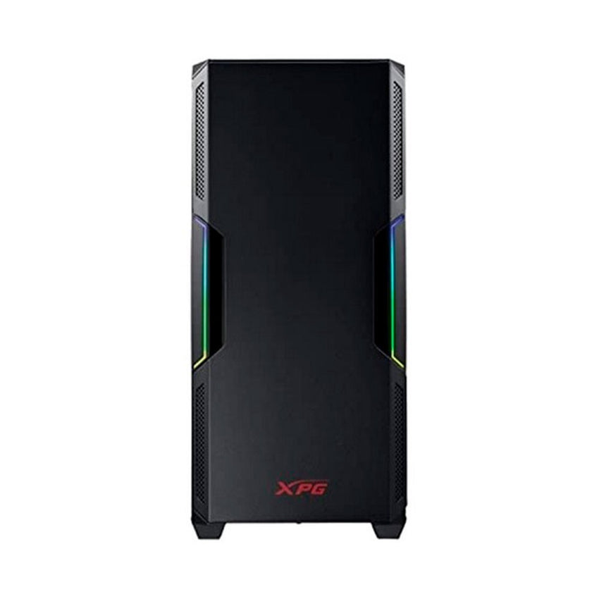 Chasis gamer XPG by ADATA STARKER Negro / ATX / Vidrio templado X1 / 1 Fan cooler ARGB + 1 Fan Cooler Standard + Fuente de poder XPG PROBE / 600 Watts / Certificada 80 Plus Bronze