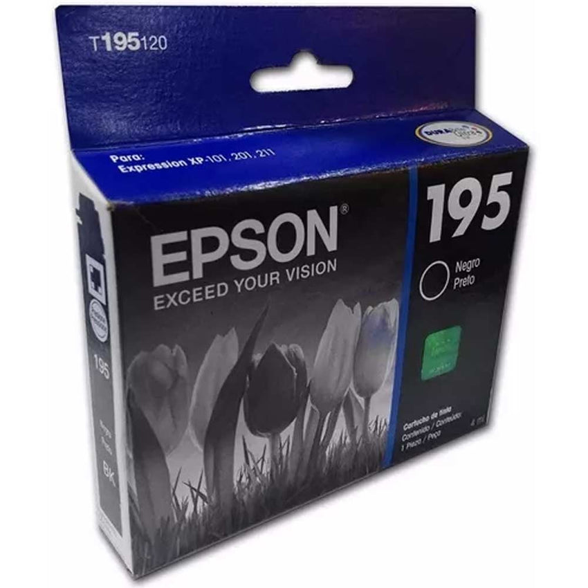 Cartucho Epson T195120  Black Xpression   Xp-101/Xp-201 Aprox 130PG