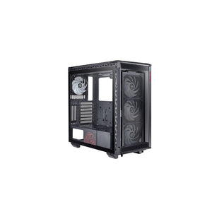 Chasis gamer XPG by ADATA BATTLECRUISER Negro / Vidrio templado X4 / 4 Fan cooler ARGB