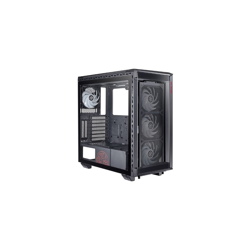 Chasis gamer XPG by ADATA BATTLECRUISER Negro / Vidrio templado X4 / 4 Fan cooler ARGB