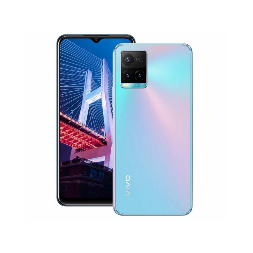 Celular Vivo Y33s 8GB + 4GB RAM 128GB Azul Aguamarina