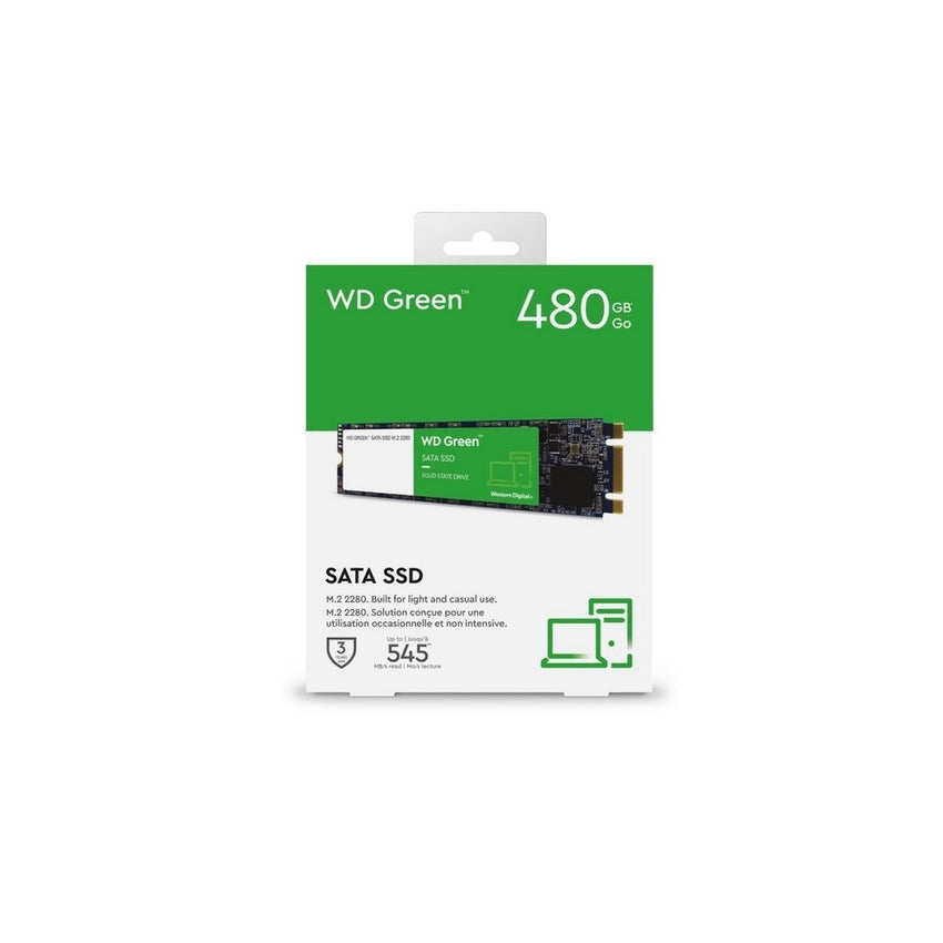 Unidad de estado sólido SSD Western Digital Green 480GB M.2 SATA 2280