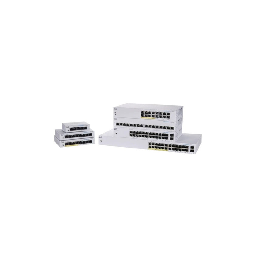 Switche Cisco CBS110 Unmanaged 8-port GE, Partial PoE, Desktop, Ext PS