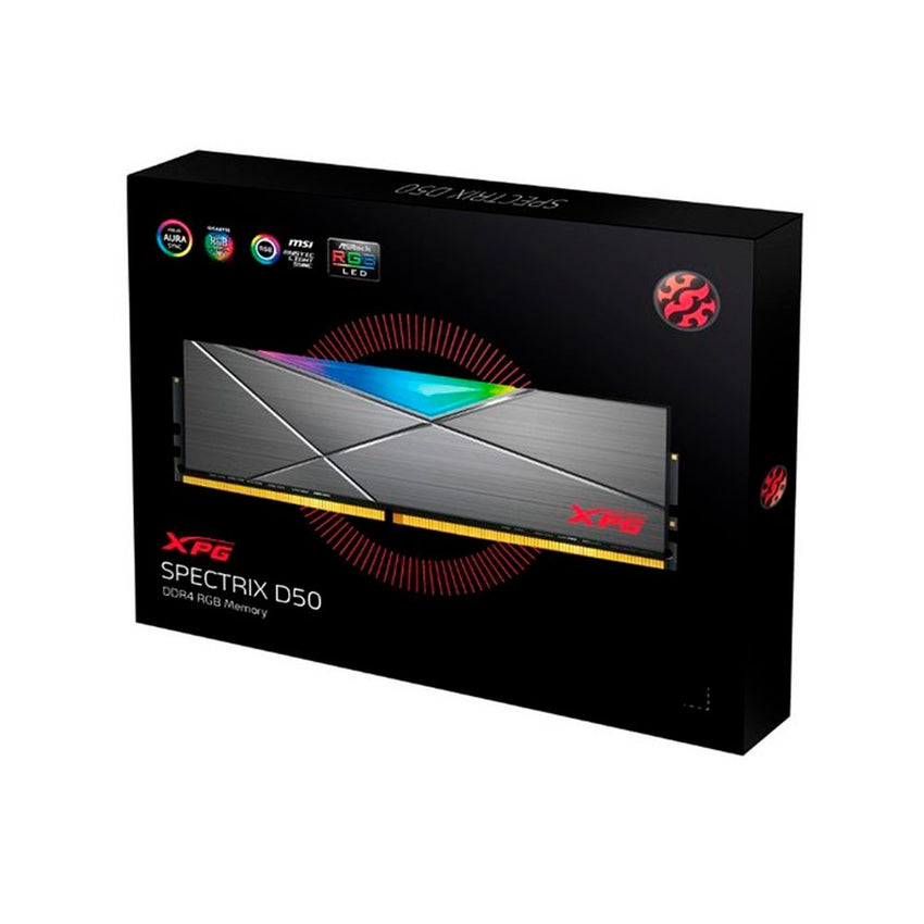 ADATA Memoria Ram XPG Spectrix D50 DDR4 8GB COLOR Gris Oscuro