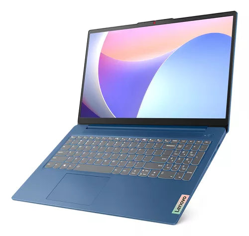 Portátil Lenovo IP Slim 3 15AMN8 AMD Ryzen 5 7520U 15.6 Pulgadas FHD Memoria 16GB Estado Solido 512GB Windows 11 Color Azul Bundle Maletin