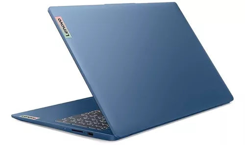 Portátil Lenovo IP Slim 3 15AMN8 AMD Ryzen 5 7520U 15.6 Pulgadas FHD Memoria 16GB Estado Solido 512GB Windows 11 Color Azul Bundle Maletin
