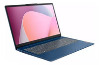 Portátil Lenovo IP Slim 3 15AMN8 AMD Ryzen 5 7520U 15.6 Pulgadas FHD Memoria 16GB Estado Solido 512GB Windows 11 Color Azul Bundle Maletin