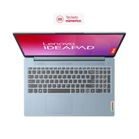 Portátil Lenovo IdeaPad Slim 3 15IAN8 Intel Core i3 N305 15,6 Pulgadas FHD Memoria 8GB Estado Solido 512GB Windows 11 Home Color Azul