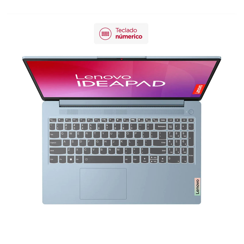 Portátil Lenovo IdeaPad Slim 3 15IAN8 Intel Core i3 N305 15,6 Pulgadas FHD Memoria 8GB Estado Solido 512GB Windows 11 Home Color Azul