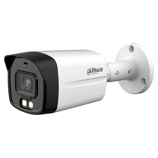 CAMARA ANALOGA TIPO BALA SEMIMETALICA  5MP ILUMINACIÓN SMART DUAL LIGHT 40M 2.8MM LUZ VISIBLE MIC. INTEG IP67