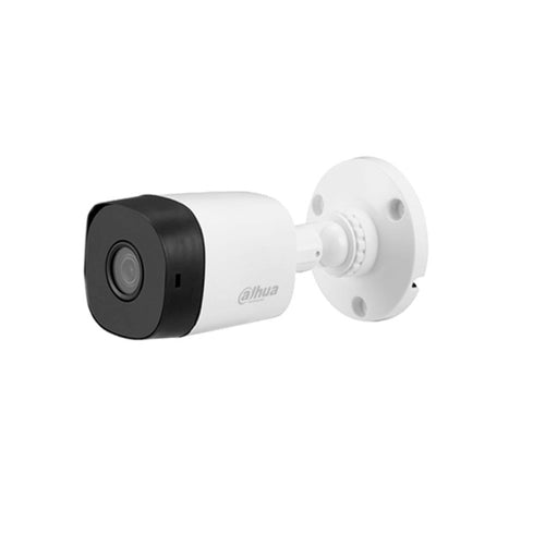 Camara Dahua Bullet, 2MP, Lente fijo 2,8mm, 4en1 (CVI/TVI/AHD/CVBS), Plastica, DWDR, Smart IR40m, IP67, 12VDC.