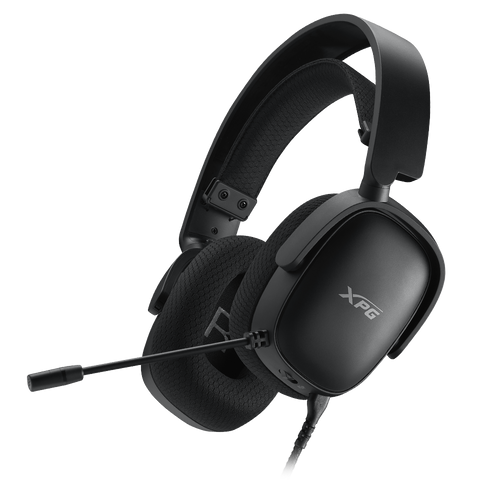 XPG PRECOG S, negro, unidad de transductor de 50 mm, respuesta en frecuencia de 20-20.000 Hz, 101 dB+-3 dB, micrófono omnidireccional