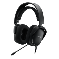 XPG PRECOG S, negro, unidad de transductor de 50 mm, respuesta en frecuencia de 20-20.000 Hz, 101 dB+-3 dB, micrófono omnidireccional