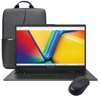 Portátil ASUS Vivobook Go 15  E1504GA-NJ531W  Intel® Core™ i3-N305, 15,6 FHD, 8GB, 512 SSD,Windows 11 Home, Cool Silver,  Morral y Mouse.