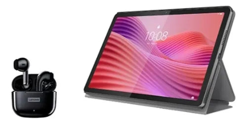 Tablet Lenovo Tab TB311FU Pantalla 10.1 Pulgadas WUXGA Conectividad WIFI Memoria 4GB + Almacenamiento 128GB Gris Incluye Folio Case y EarBuds