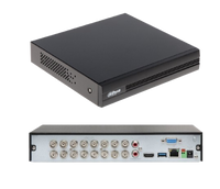 Grabador  XVR de 16 Canales 5 Megapíxeles Lite 4 Bahías para Discos Duros/ WizSense/ IA/ H.265+/ 8 Canales IP Adicionales/ Hasta 24 Canales IP/ 2 Ch de Reconocimiento Facial/ SMD Plus/ Codificación IA/ IoT & POS/ E&S de Alarmas/