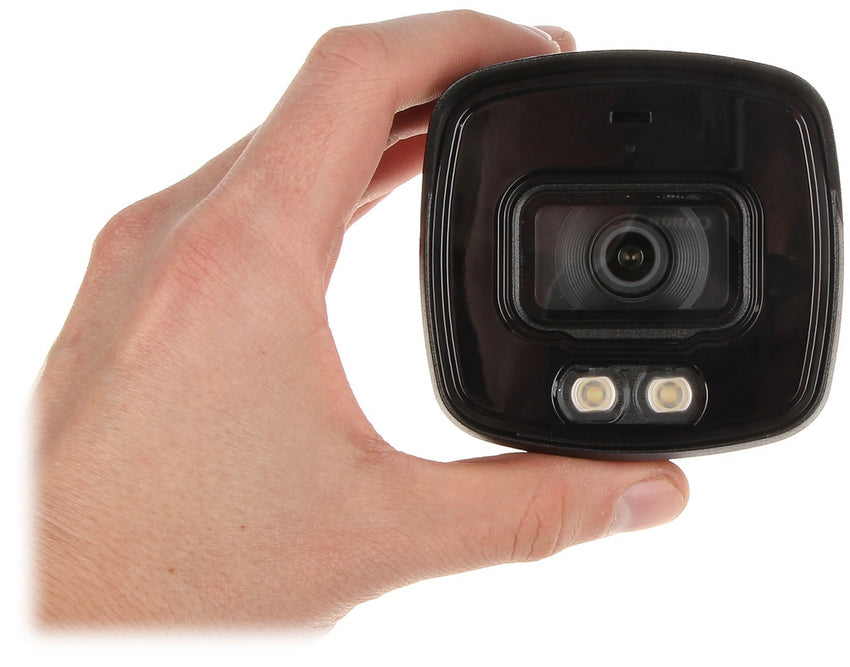 CAMARA ANALOGA TIPO BALA SEMIMETALICA  5MP ILUMINACIÓN SMART DUAL LIGHT 40M 2.8MM LUZ VISIBLE MIC. INTEG IP67