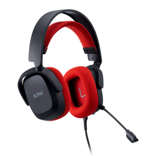 XPG PRECOG STUDIO, Black, 50mm Driver Unit, 20-20,000Hz Frequency Response, 101dB+-3dB, Omnidirectional Mic, 4.4mm Audio Port and 3.5mm Microphone Port
